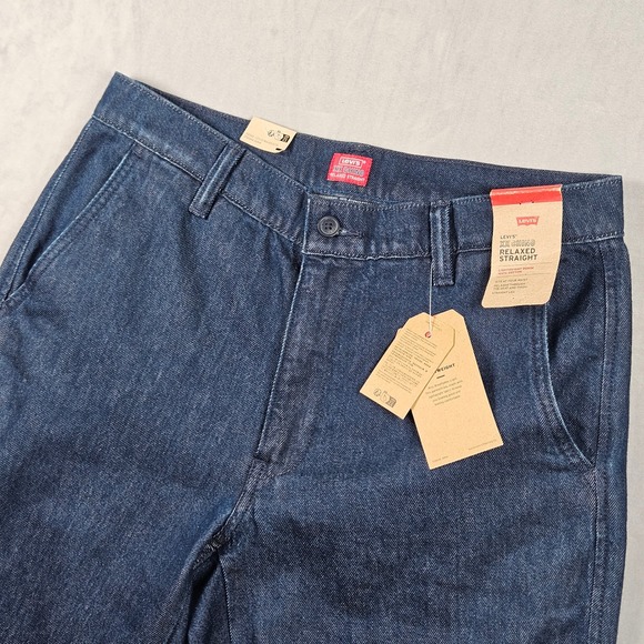 Levi's Other - NEW Levi's XX Chino Relaxed Straight Pants Mens 32x32 Blue Lightweight Denim